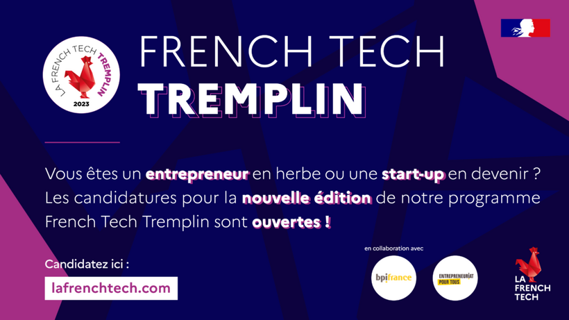 APPEL A CANDIDATURE FRENCH TECH TREMPLIN
